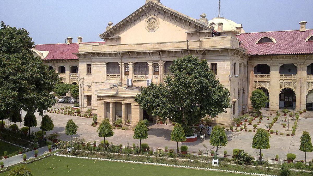 The Allahabad High Court building in Prayagraj, Uttar Pradesh